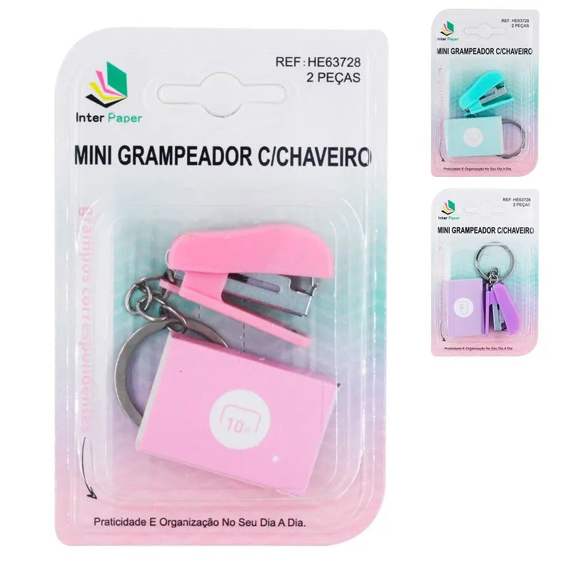 Mini Grampeador C/Chaveiro