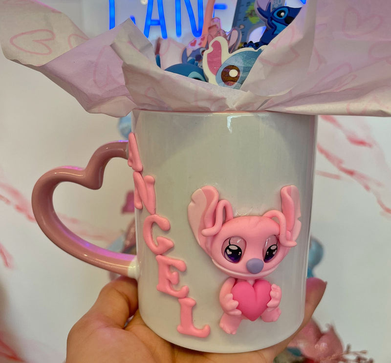 Kit caneca Stitch e Angel