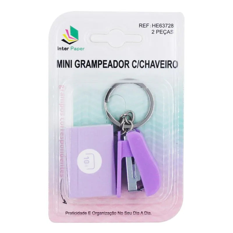 Mini Grampeador C/Chaveiro