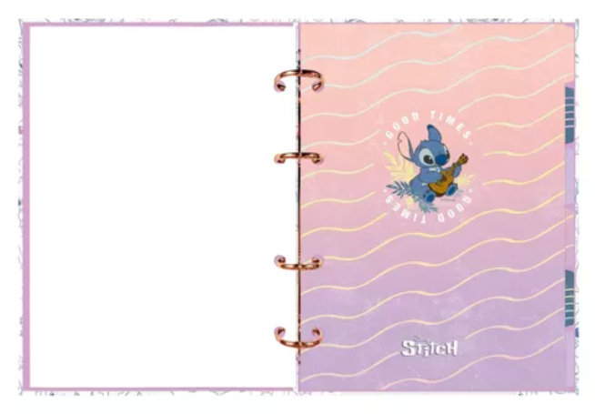 Caderno Argolado Stitch