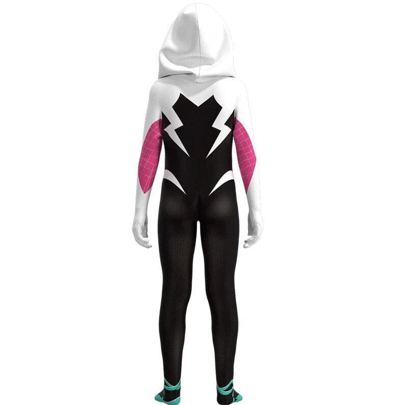 Fantasia Infantil Cosplay Spider Gwen Aranha Fantasma 2