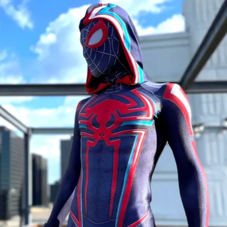 Fantasia Miles Morales 2099 Black Homem-Aranha