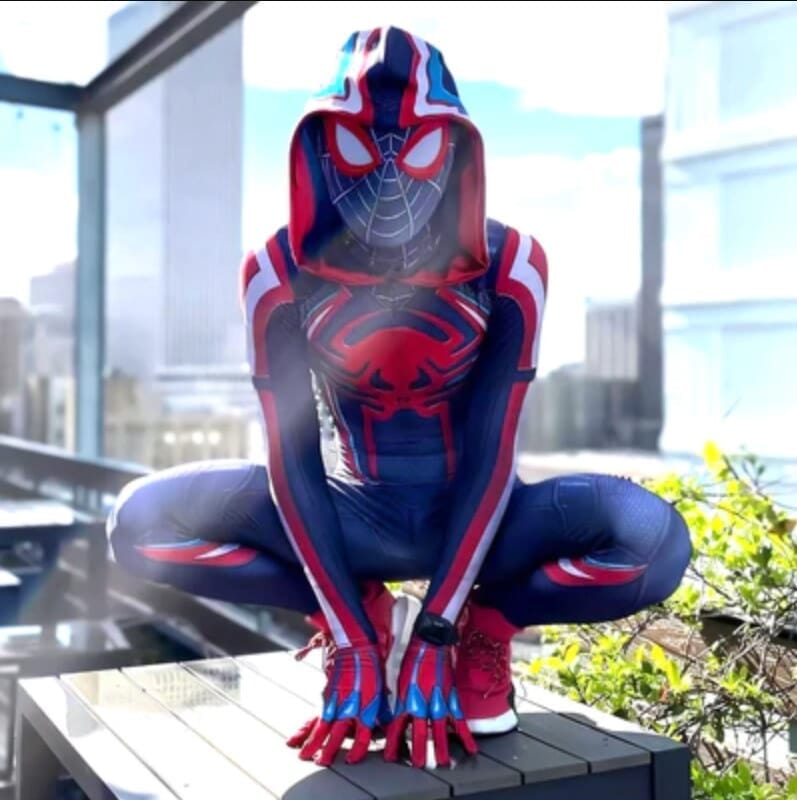 Fantasia Miles Morales 2099 Black Homem-Aranha