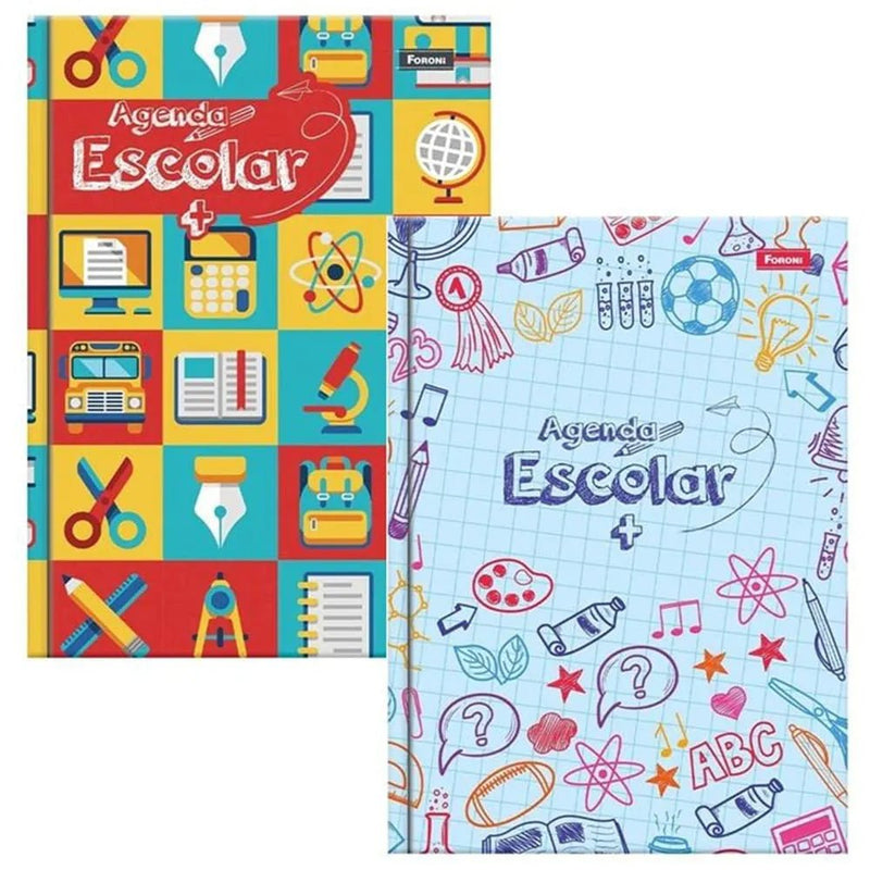 Agenda Escolar 160 Folhas - Foroni - Ladies Creative