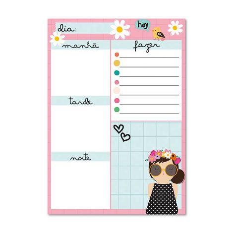 Bloco planner diário - Ladies Creative