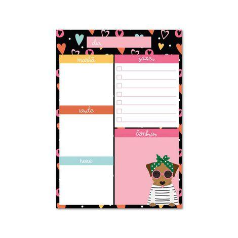 Bloco planner diário - Ladies Creative