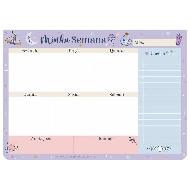 Bloco Planner semanal - Ladies Creative