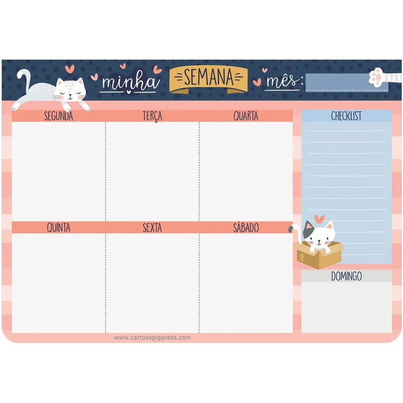 Bloco Planner semanal - Ladies Creative