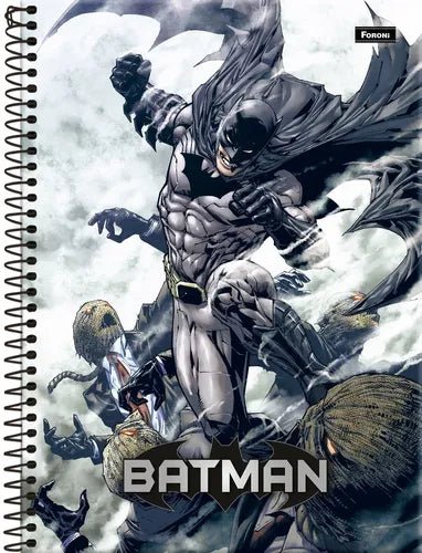 Caderno 1/4 80 Folhas Batman - Foroni - Ladies Creative