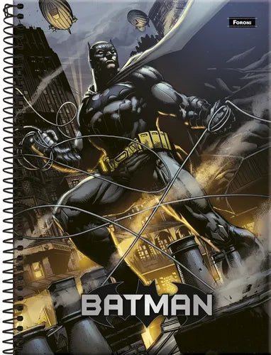 Caderno 1/4 80 Folhas Batman - Foroni - Ladies Creative