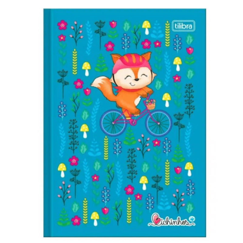 Caderno brochura 1/4 96fls bichinhos - Ladies Creative