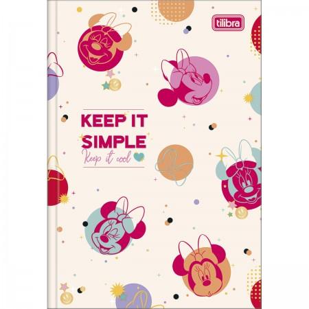 CADERNO BROCHURA CAPA DURA 1/4 MINNIE 80 FOLHAS - Ladies Creative