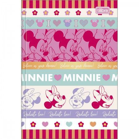 CADERNO BROCHURA CAPA DURA 1/4 MINNIE 80 FOLHAS - Ladies Creative