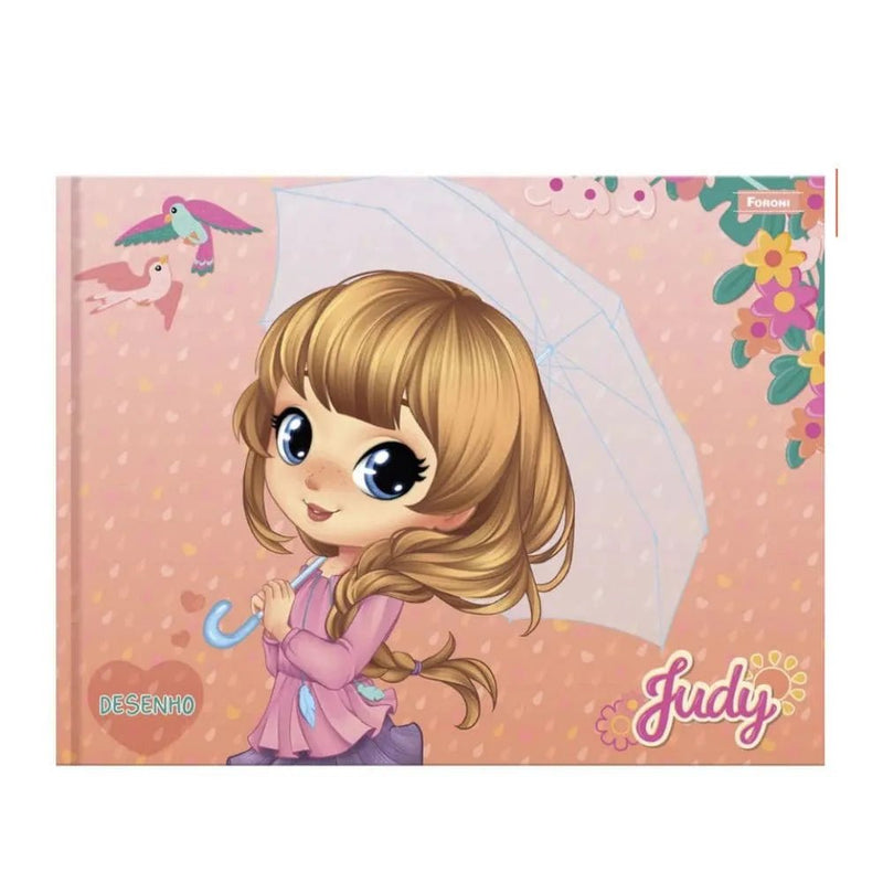 Caderno Brochura Desenho Judy - Foroni - Ladies Creative