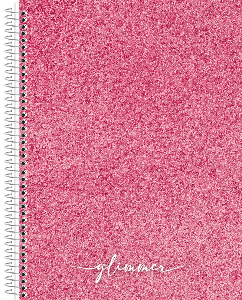 Caderno Colegial 10 matérias 160Fls – GLIMMER - Ladies Creative