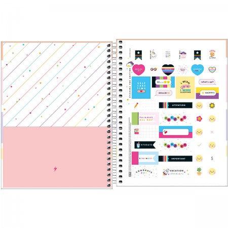 Caderno colegial happy - Ladies Creative