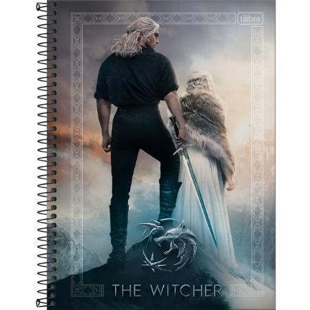 Caderno Espiral Capa Dura 10 Materias 160 folhas The Witcher Tilibra - Ladies Creative