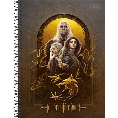 Caderno Espiral Capa Dura 10 Materias 160 folhas The Witcher Tilibra - Ladies Creative