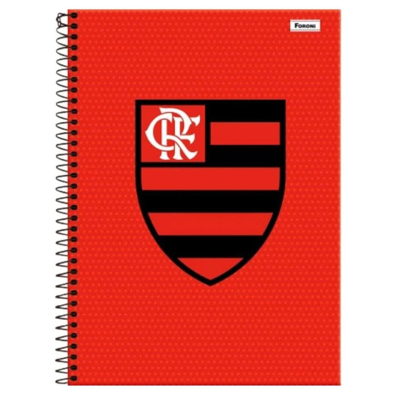 Caderno Flamengo Foroni 10 Matérias - Ladies Creative