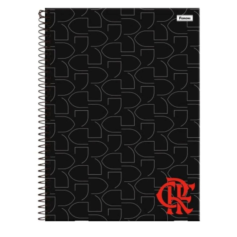 Caderno Flamengo Foroni 10 Matérias - Ladies Creative