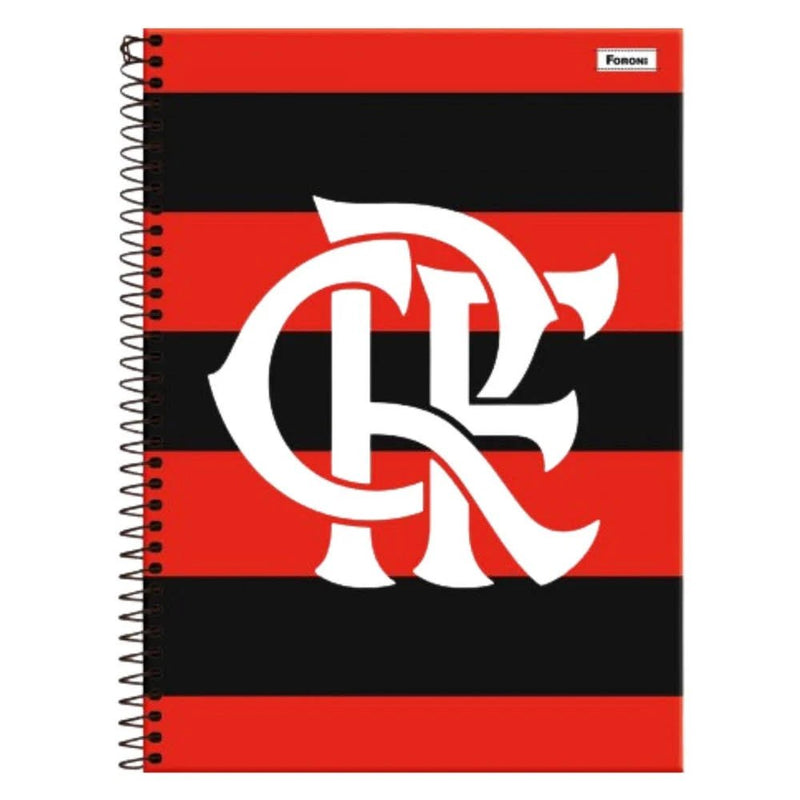 Caderno Flamengo Foroni 10 Matérias - Ladies Creative