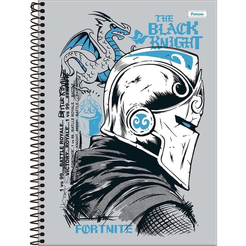 Caderno Fortnite Foroni 10 Matérias - Ladies Creative