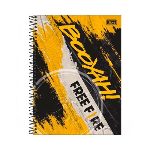 Caderno Free Fire Tilibra 16 Matérias - Ladies Creative