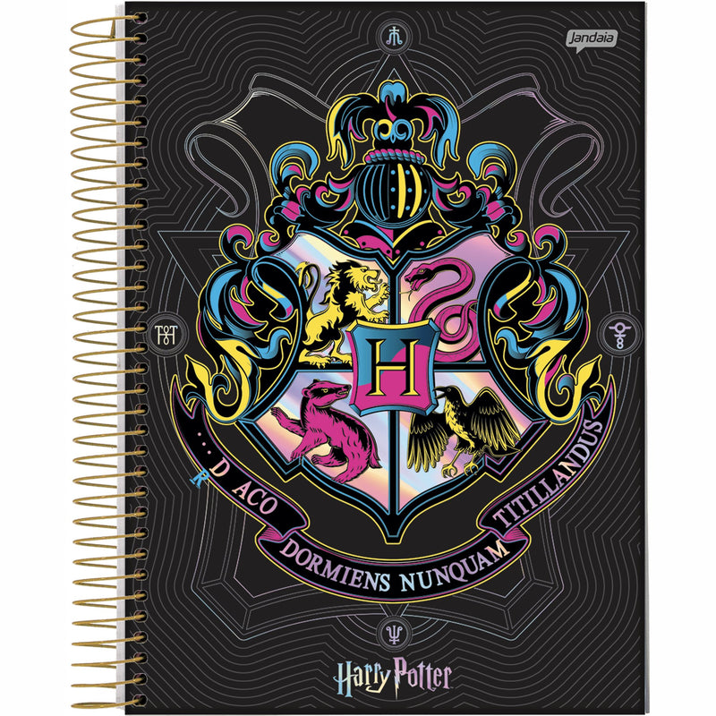 Caderno Harry Potter 1/8 96 Folhas - Ladies Creative