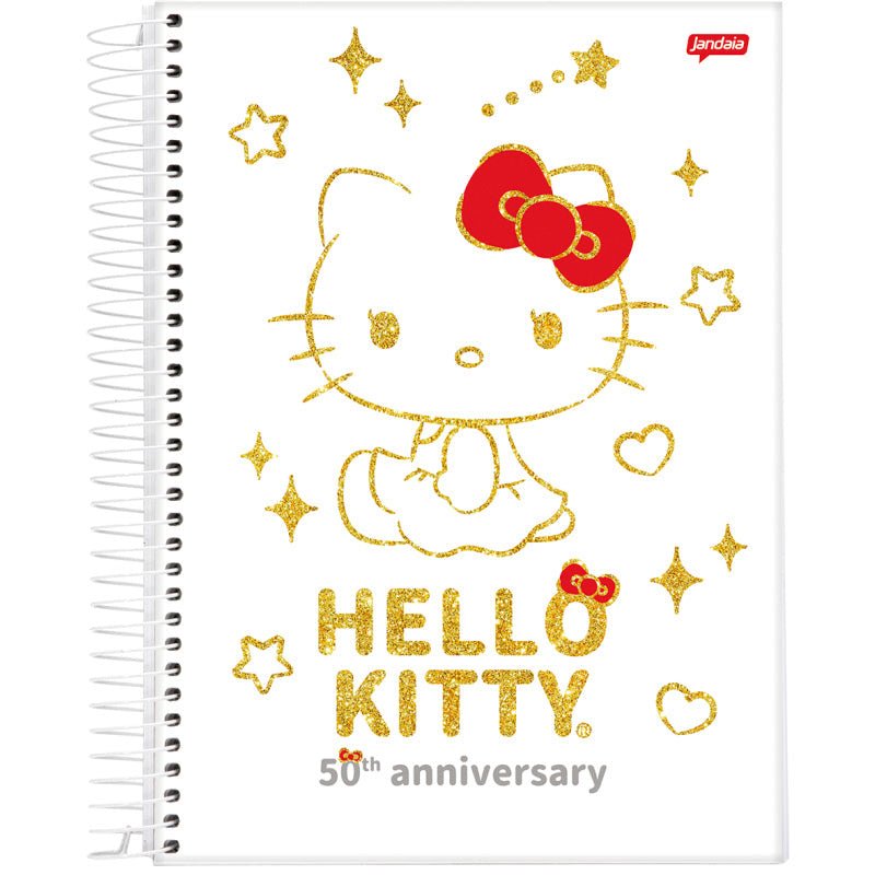 Caderno Hello Kitty 10 matérias - Ladies Creative