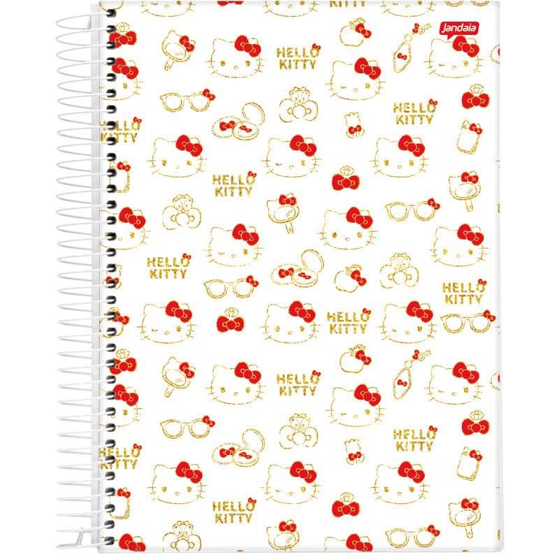 Caderno Hello Kitty 10 matérias - Ladies Creative