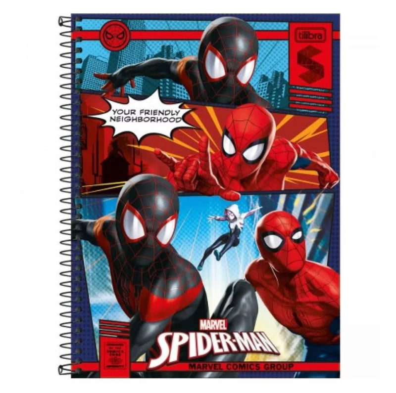 Caderno Homem-Aranha 1 matéria - Ladies Creative