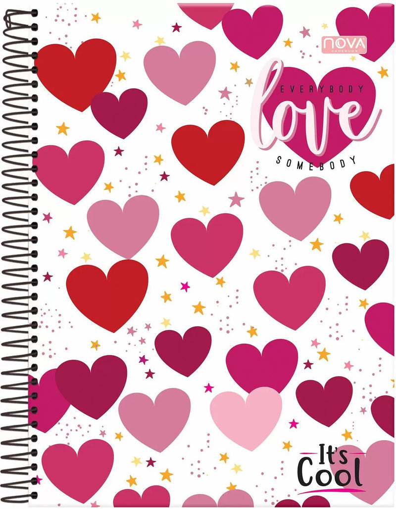 Caderno It's Cool Feminino 20 Matérias - Ladies Creative