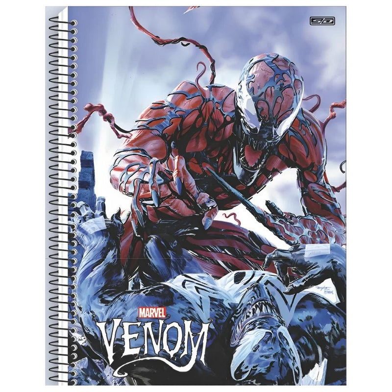 Caderno Marvel Venom 15 Matérias - Ladies Creative