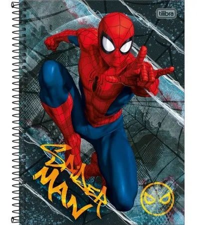 Caderno Tilibra 1m Spider Man C/ 80 Folhas - Ladies Creative