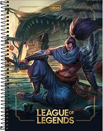 Caderno Tilibra Capa Dura Universitário League Of Legends 10M 160Fls - Ladies Creative