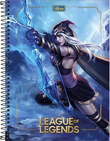 Caderno Tilibra Capa Dura Universitário League Of Legends 10M 160Fls - Ladies Creative