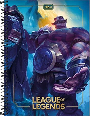 Caderno Tilibra Capa Dura Universitário League Of Legends 10M 160Fls - Ladies Creative