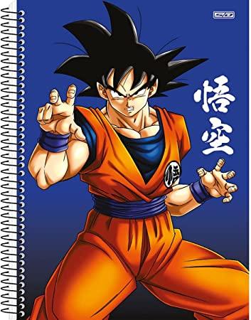 Caderno Universitário Dragon Ball 1 Matéria - Ladies Creative