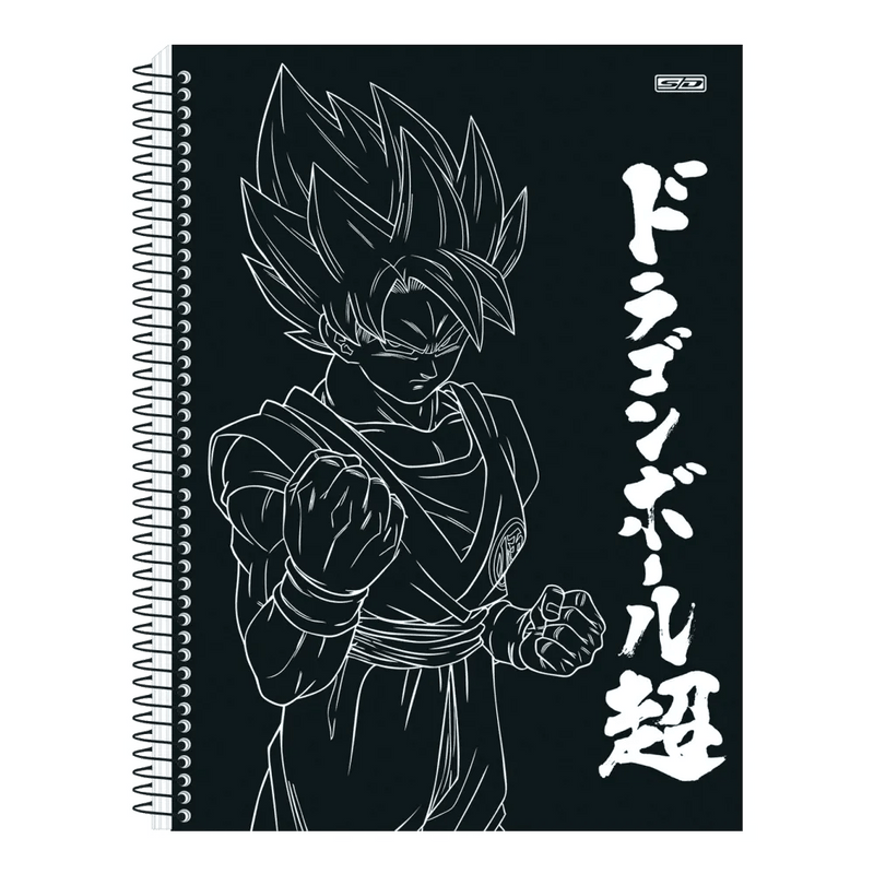 Caderno Universitário Dragon Ball 10 Matéria - Ladies Creative