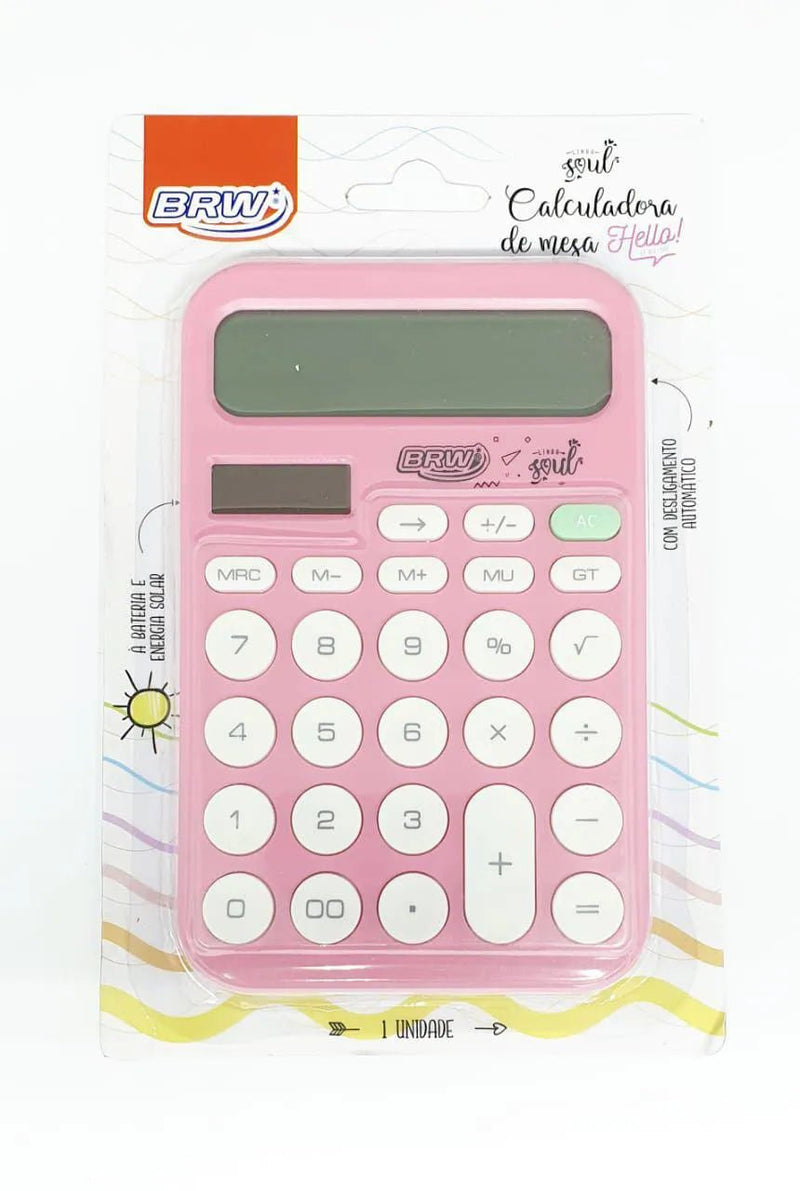 CALCULADORA DE MESA BRW SOUL 12 DIGITOS - Ladies Creative