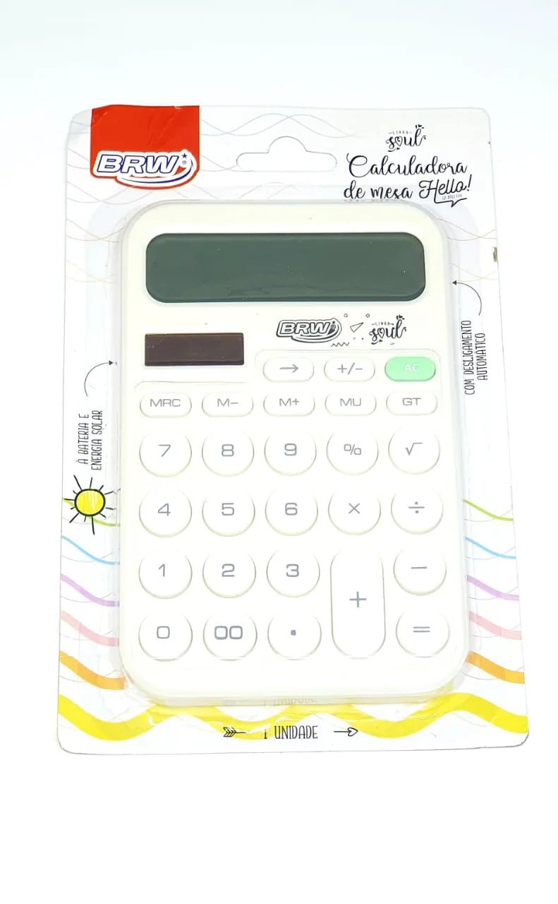 CALCULADORA DE MESA BRW SOUL 12 DIGITOS - Ladies Creative