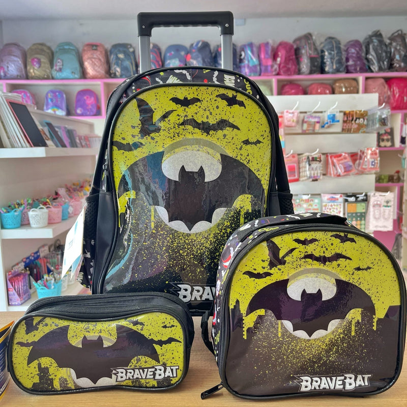 Kit mochila escolar Batman | carrinhos - Ladies Creative