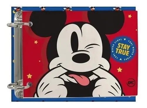 Mini caderno argolado Mickey - Ladies Creative