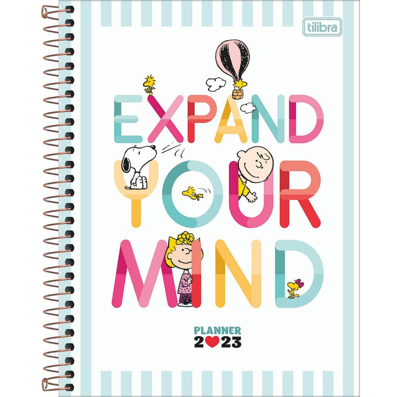 Planner Espiral 17,7 x 24 cm Snoopy 2023 - Ladies Creative