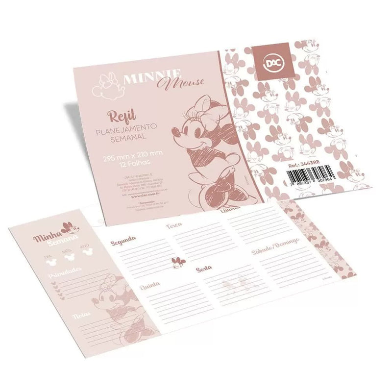 Planner prancheta Minnie - Ladies Creative