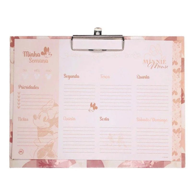 Planner prancheta Minnie - Ladies Creative